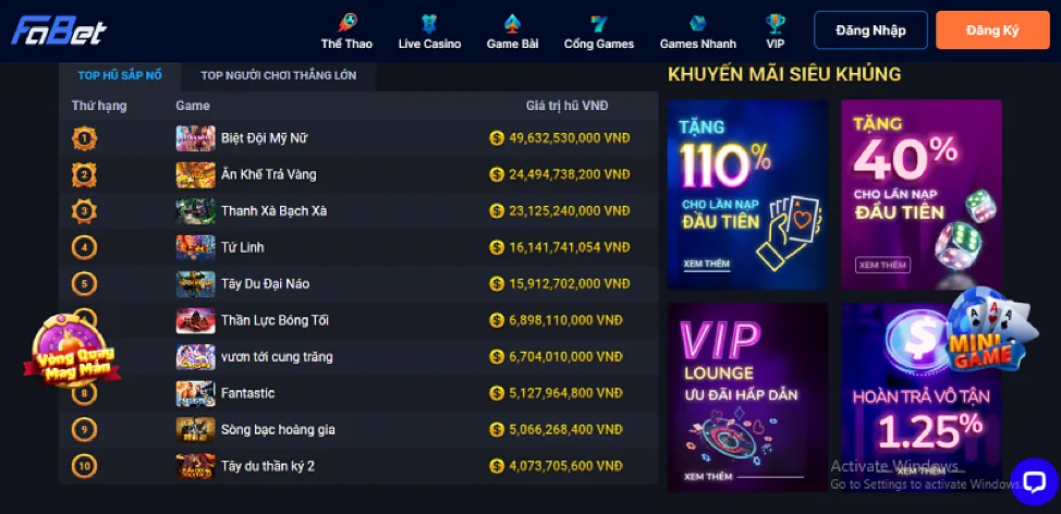 Thưởng nạp lại tik88 đăng ký